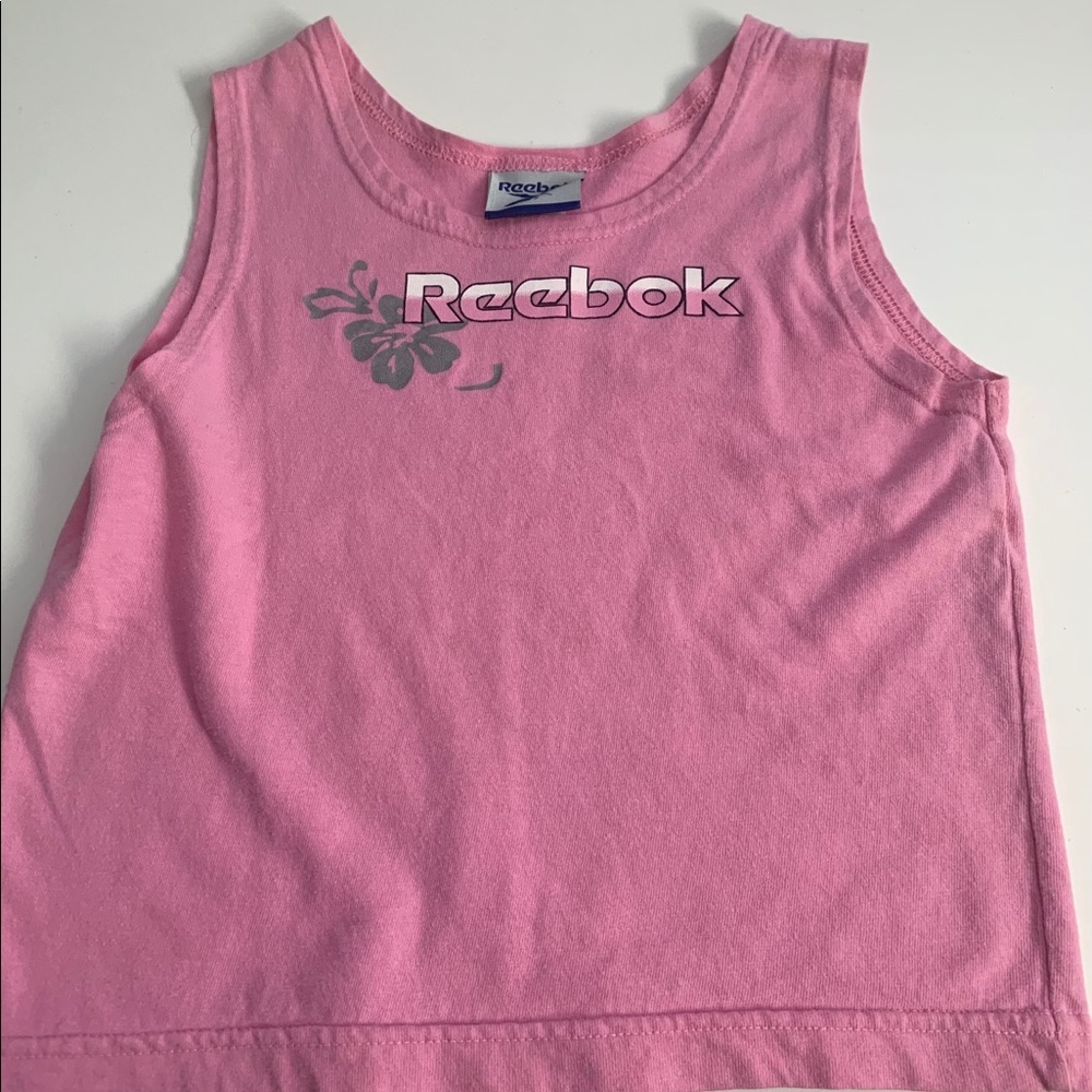 reebok pink tank top